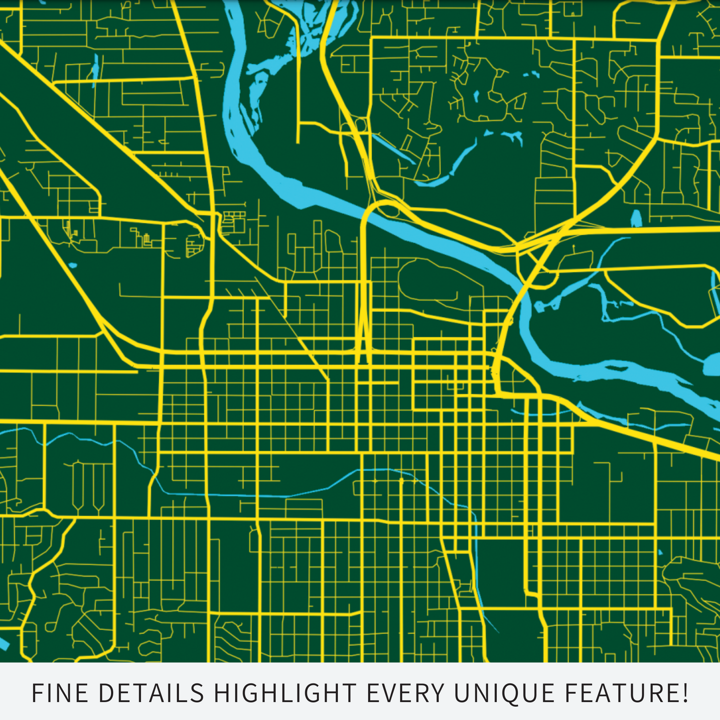 Eugene, OR. - Oregon Green & Yellow