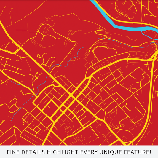 Lexington, VA. - Red & Yellow