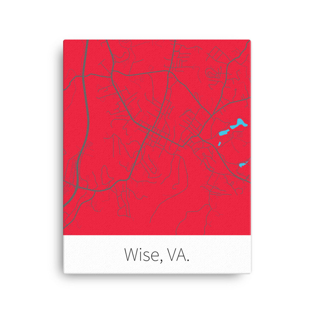 Wise, VA. - Red & Gray