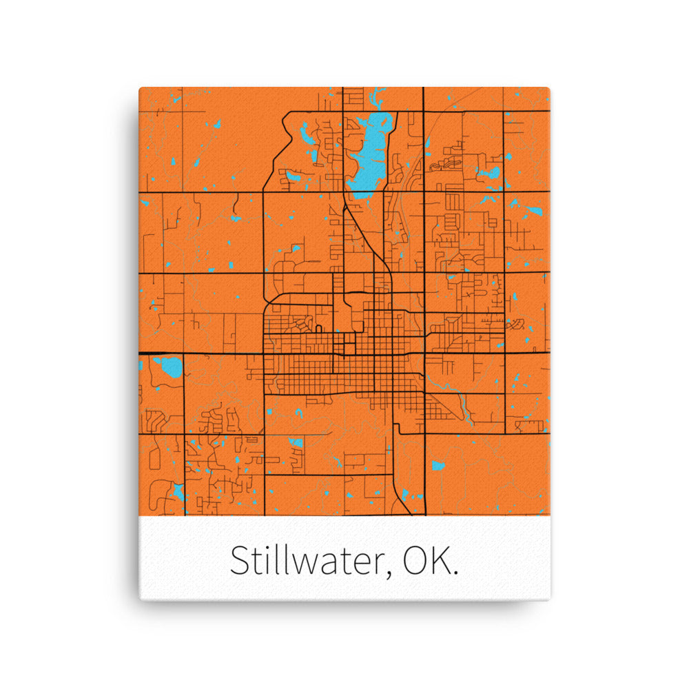 Stillwater, OK. - Orange & Black