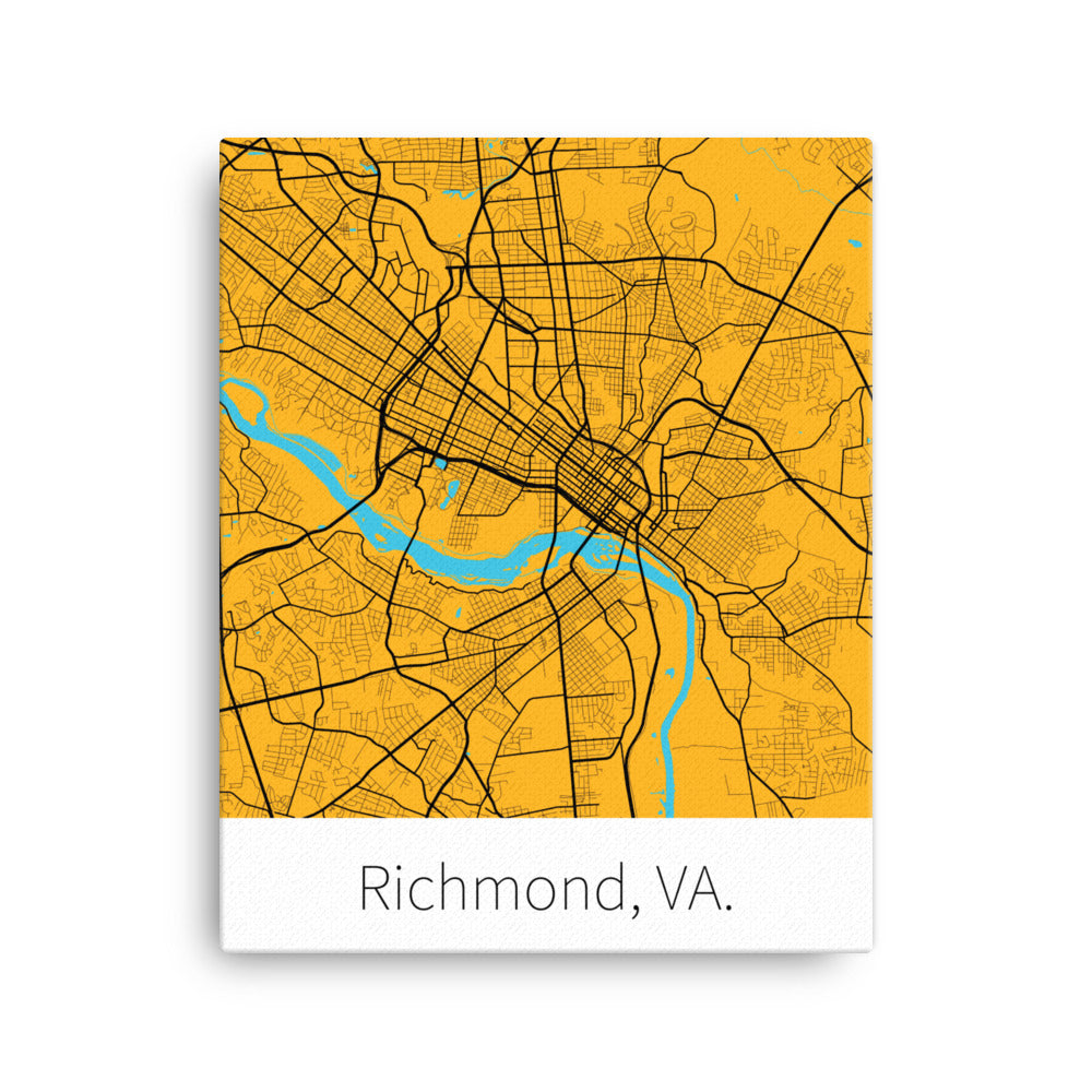 Richmond, VA. - Gold & Black