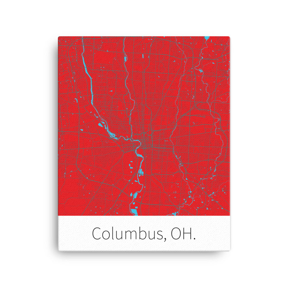 Columbus, OH. - Scarlet & Gray