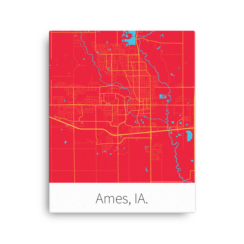 Ames, IA. - Cardinal & Gold