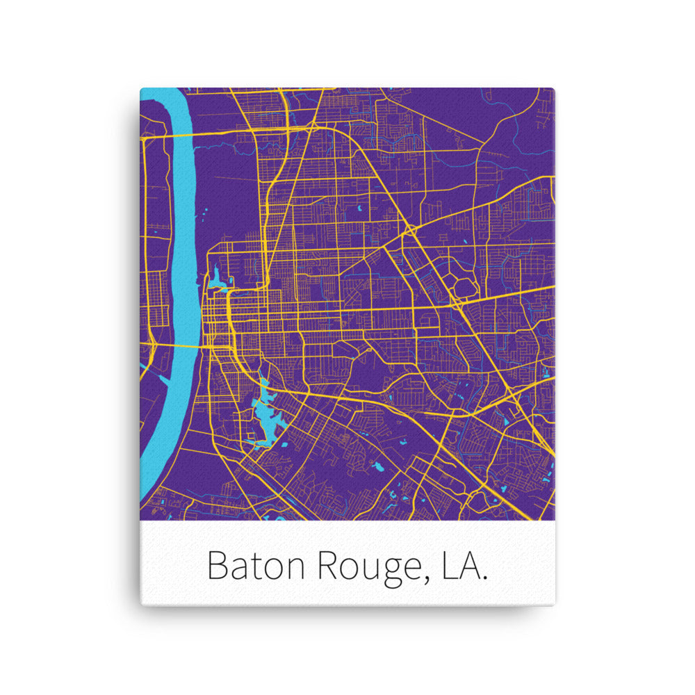 Baton Rouge, LA. - Purple & Gold