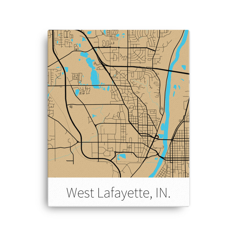 West Lafayette, IN. - Athletic Gold & Black