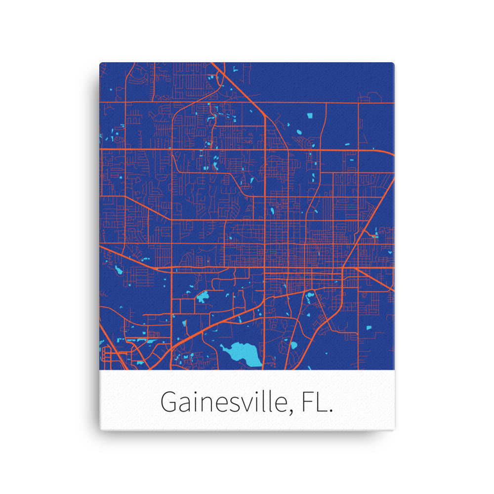 Gainesville, FL. - Blue & Orange