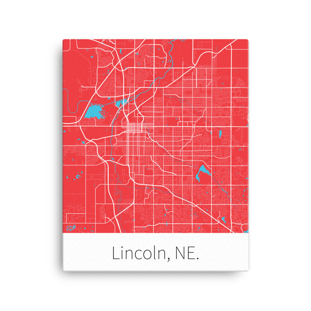 Lincoln, NE. - Red & White