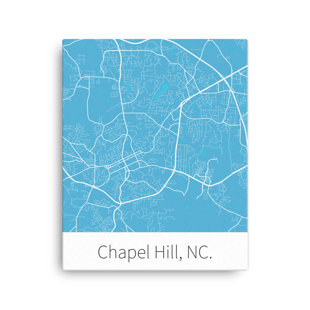 Chapel Hill, NC. - Carolina Blue & White