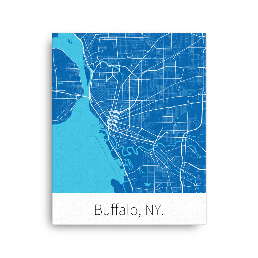 Buffalo, NY. - Blue & White