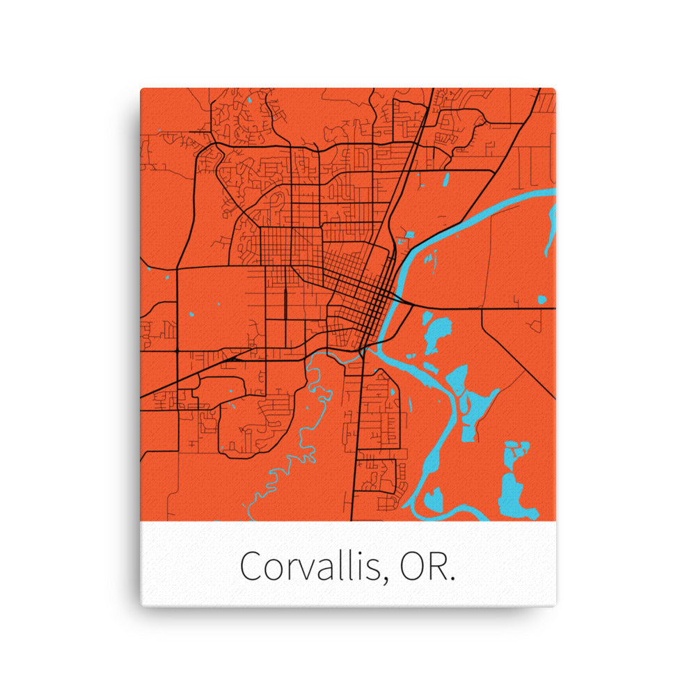 Corvallis, OR. - Orange & Black