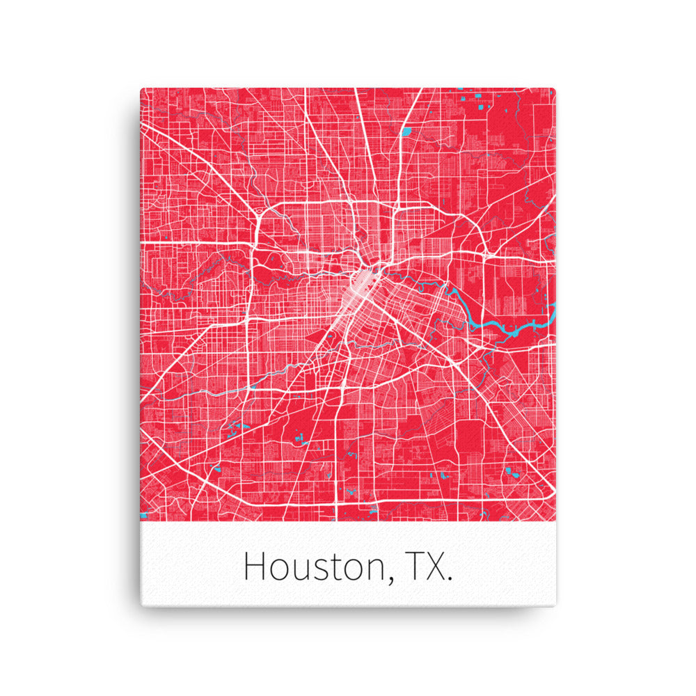 Houston, TX. - Red & White