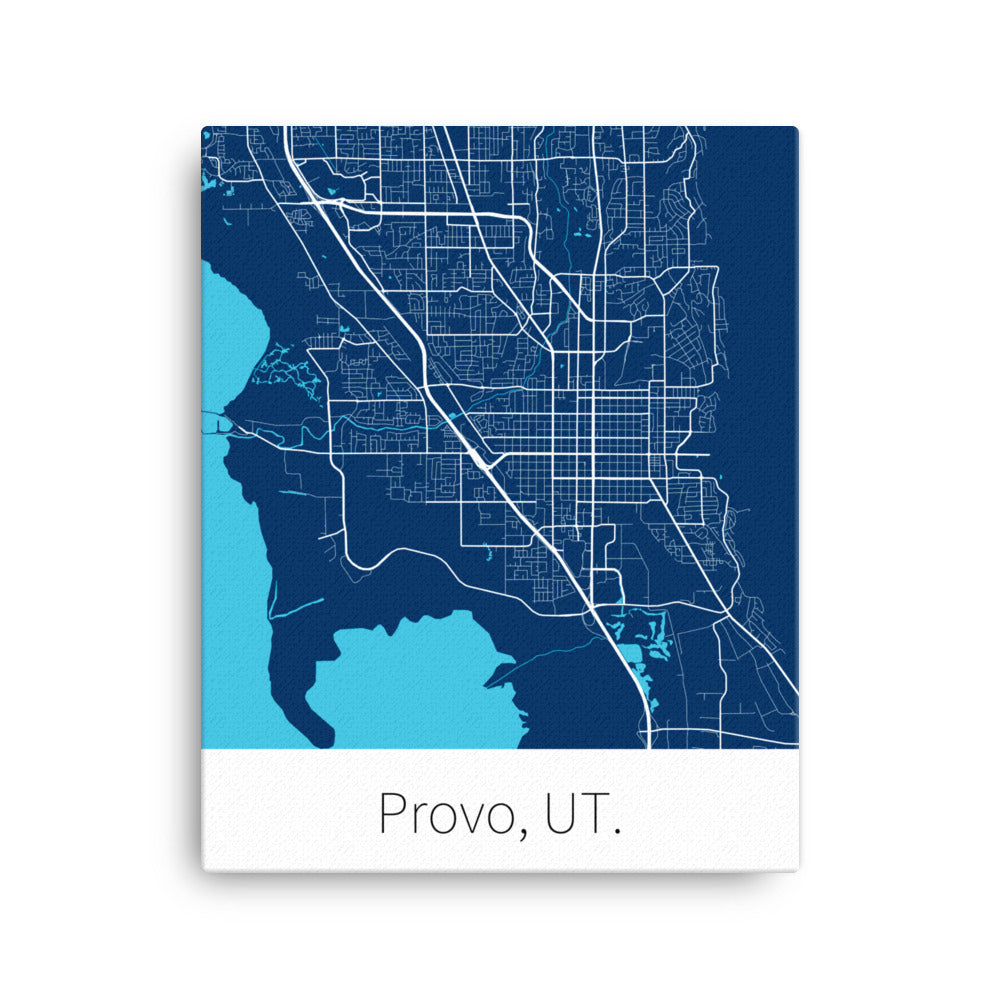 Provo, UT. - Blue & White