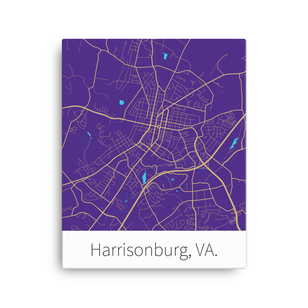 Harrisonburg, VA. - Purple & Gold