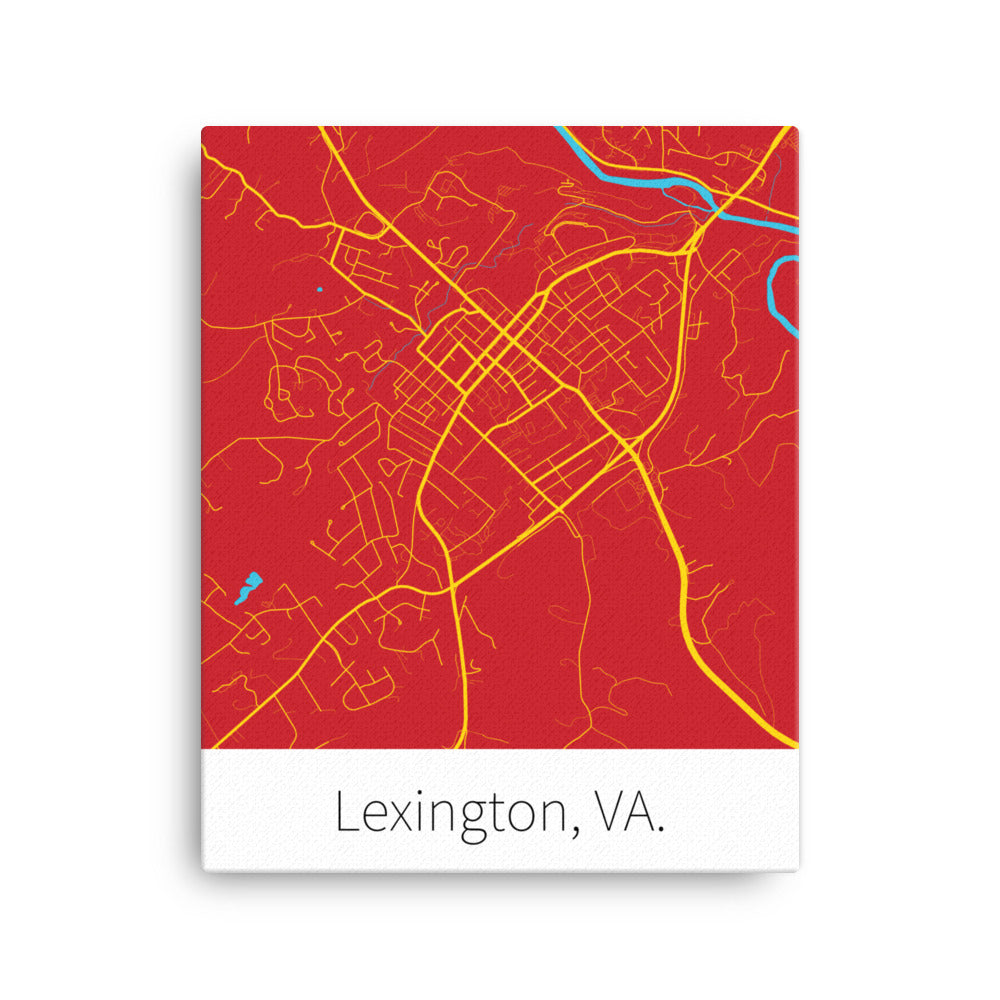 Lexington, VA. - Red & Yellow