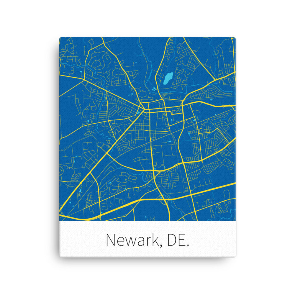 Newark, DE. - Blue & Yellow