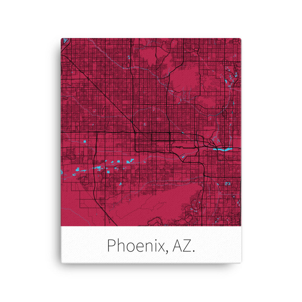 Phoenix, AZ. - Red & Black