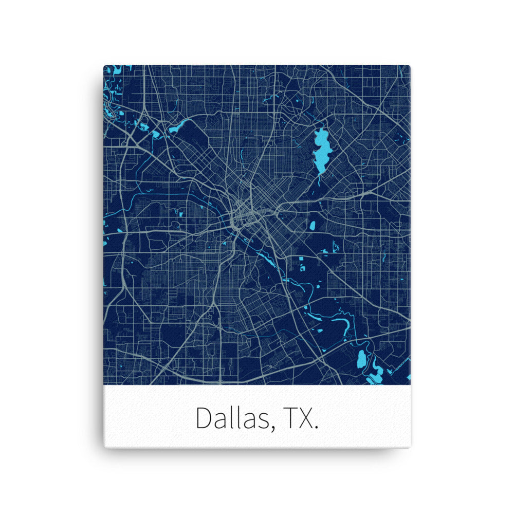 Dallas, TX. - Blue & Silver