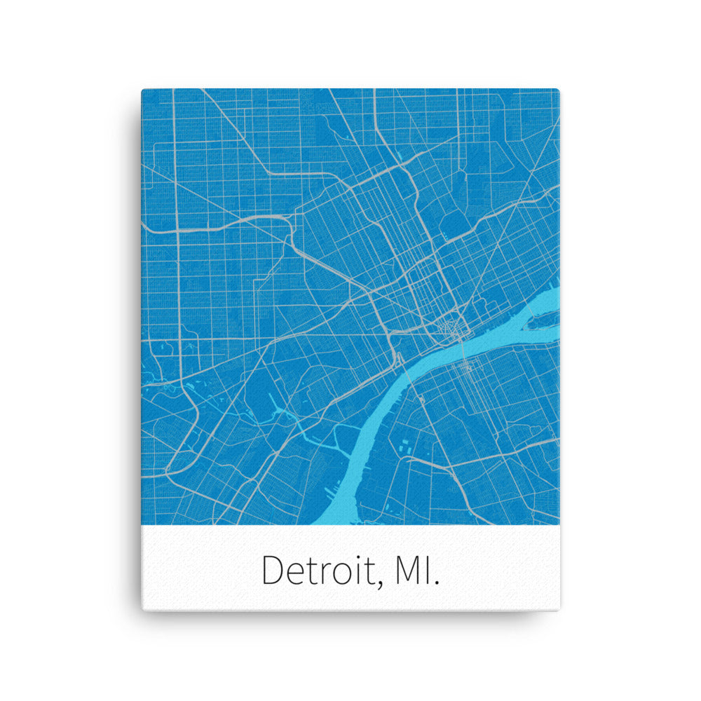 Detroit, MI. - Honolulu Blue & Silver