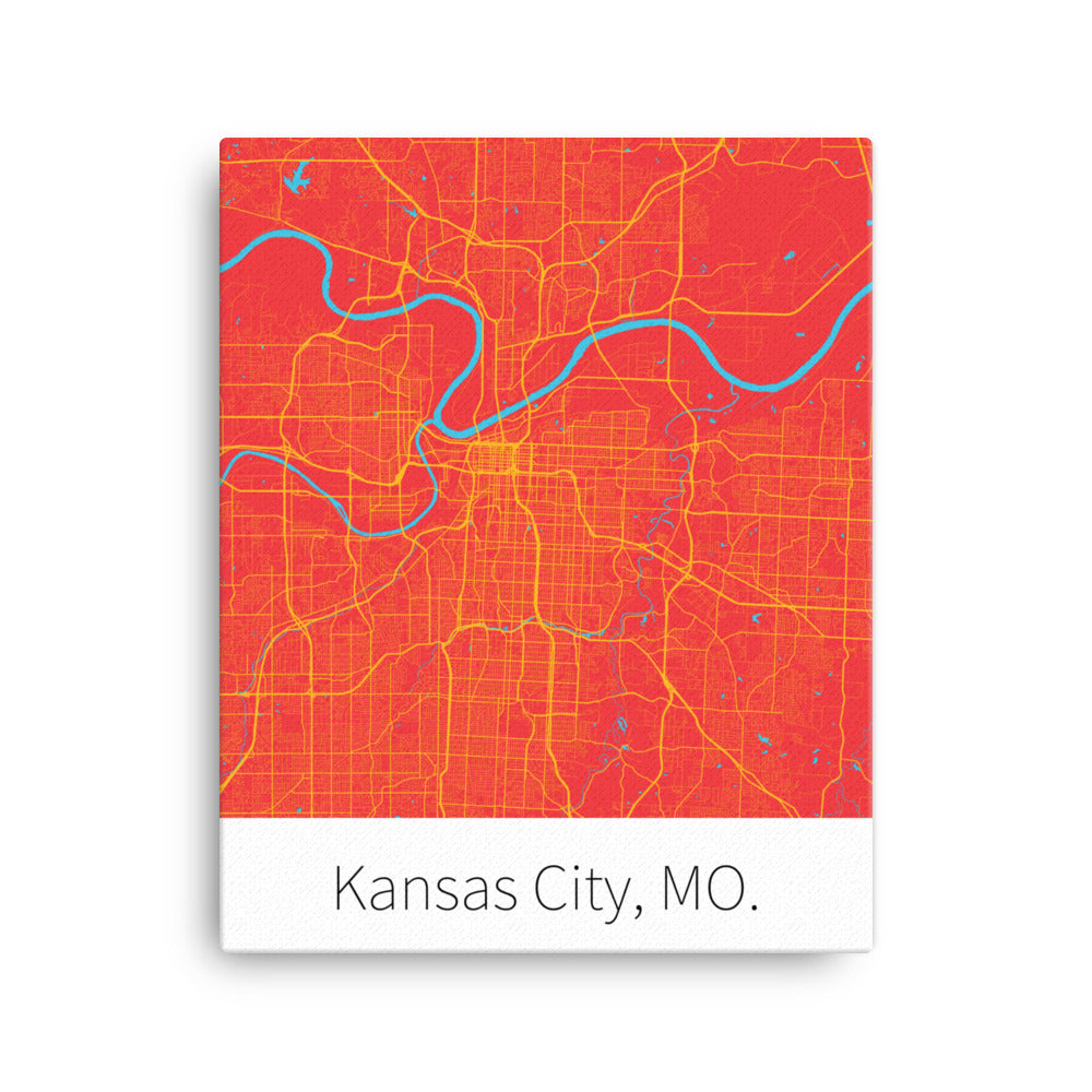 Kansas City, MO. - Red & Gold