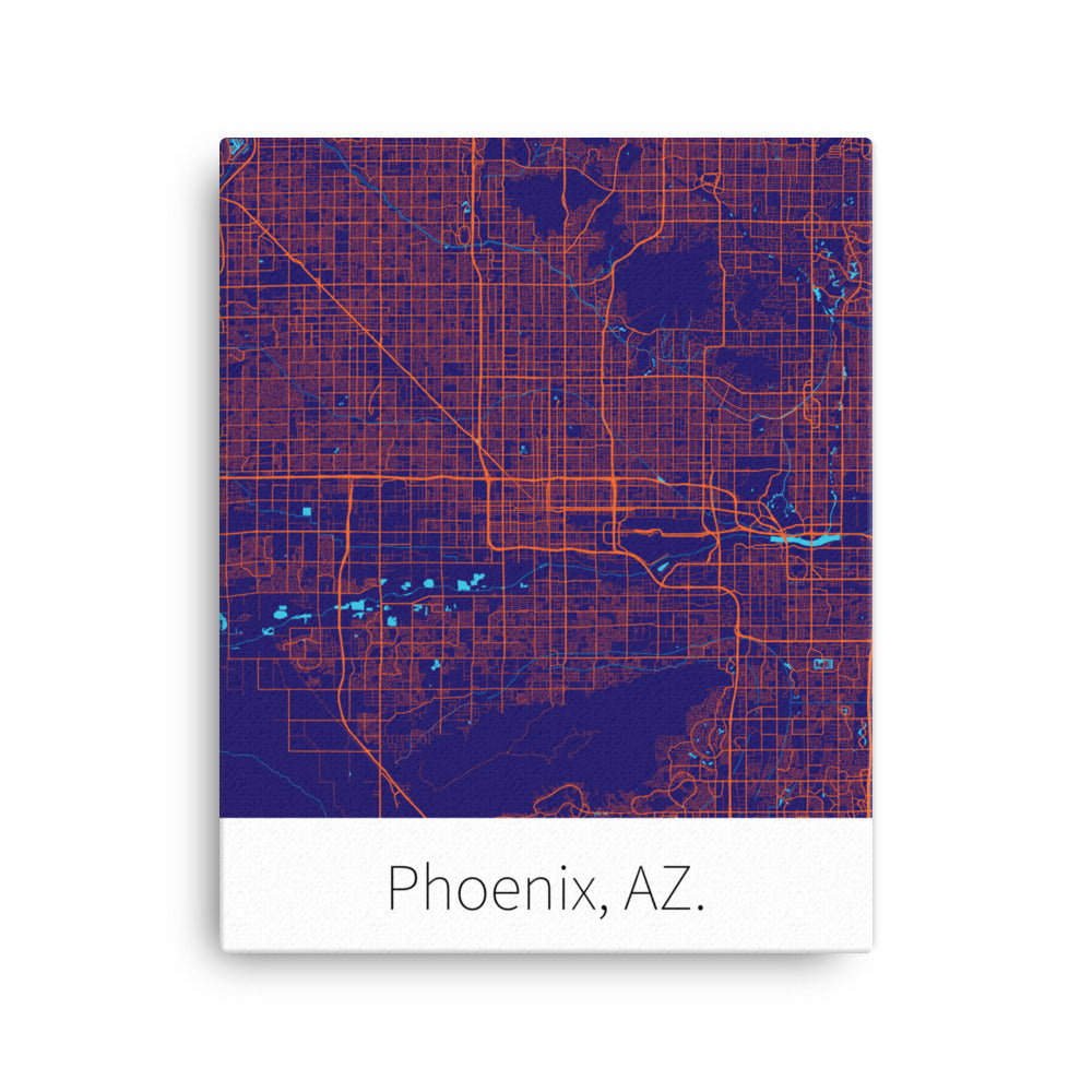 Phoenix, AZ. - Purple & Orange