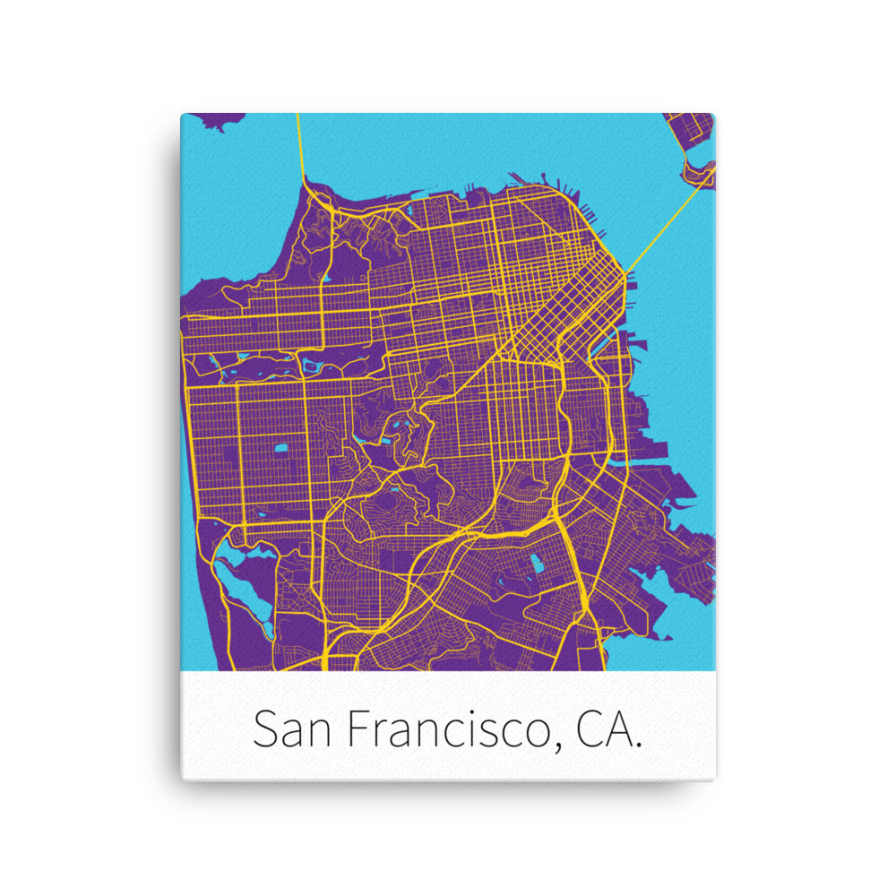 San Francisco, CA. - Purple & Gold