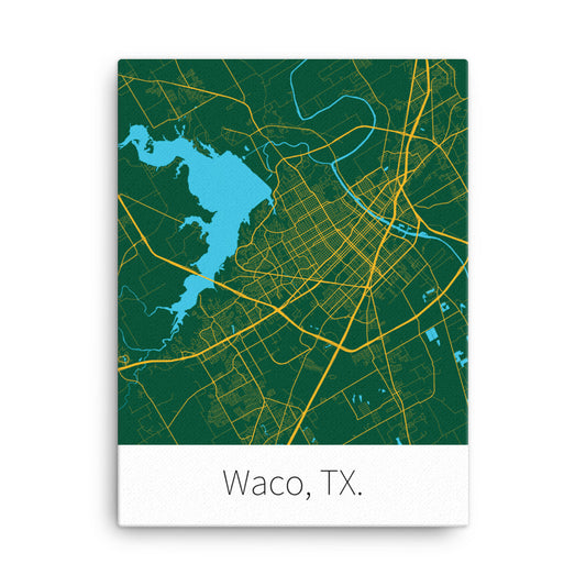 Waco, TX. - Green & Gold