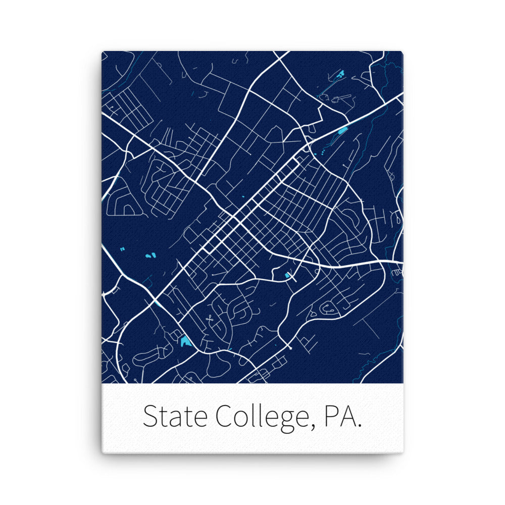 State College, PA. - Blue & White