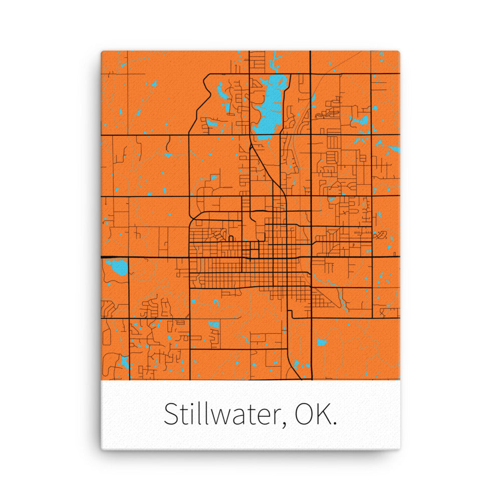 Stillwater, OK. - Orange & Black