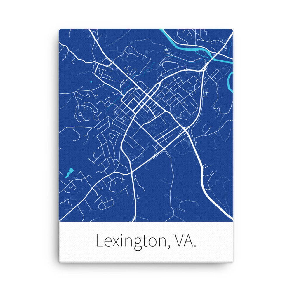 Lexington, VA. - Royal Blue & White