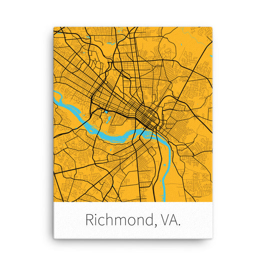 Richmond, VA. - Gold & Black