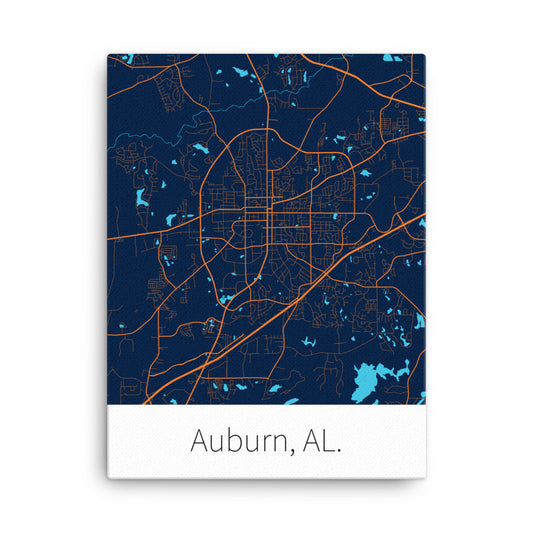 Auburn, AL. - Blue & Orange