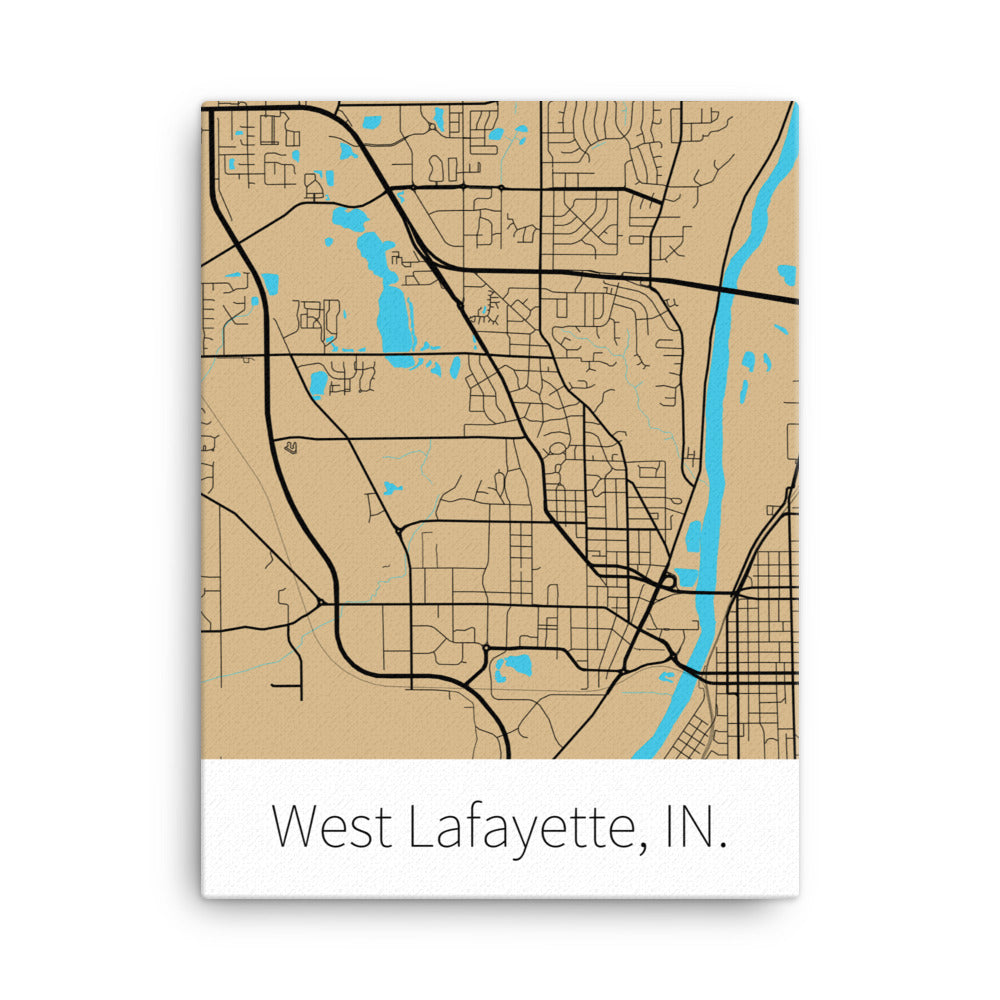 West Lafayette, IN. - Athletic Gold & Black