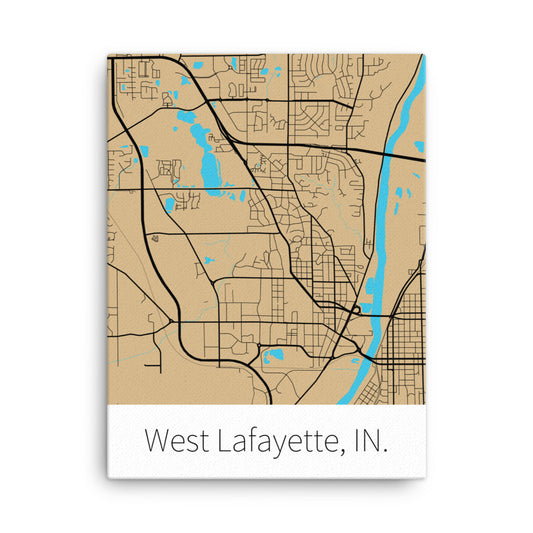 West Lafayette, IN. - Athletic Gold & Black