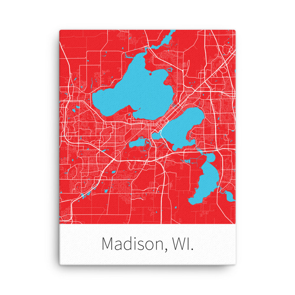 Madison, WI. - Red & White