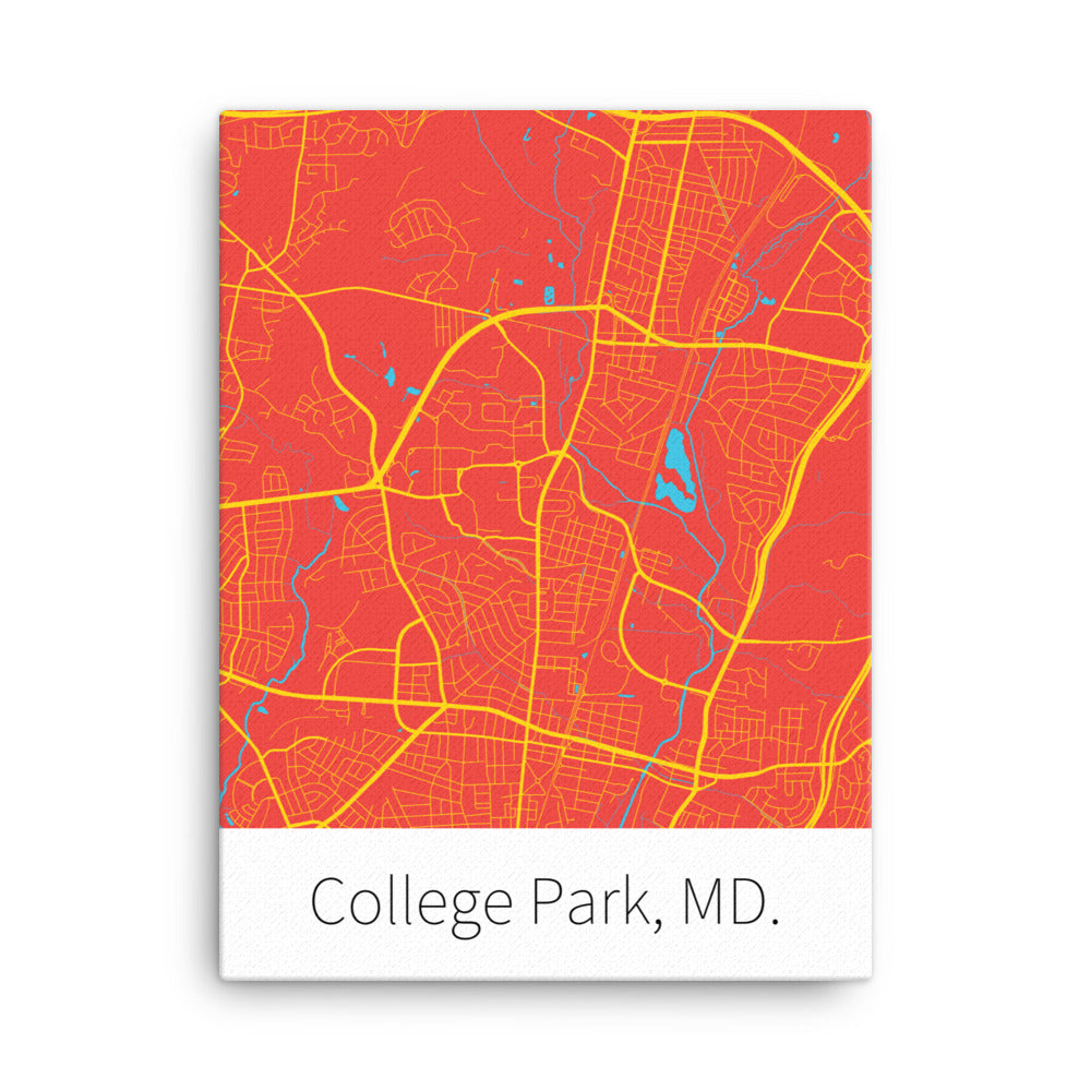 College Park, MD. - Red & Gold