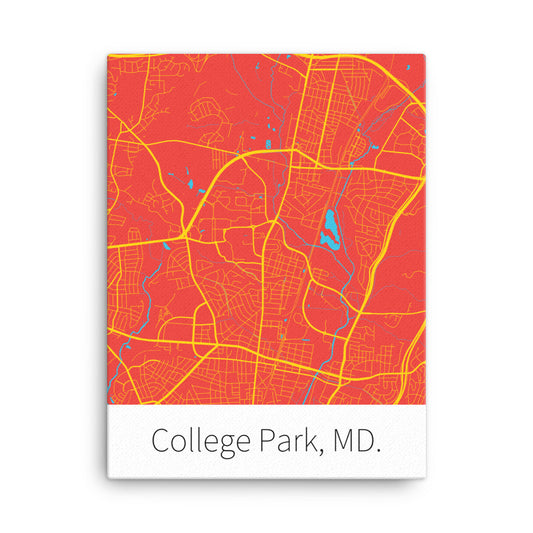 College Park, MD. - Red & Gold