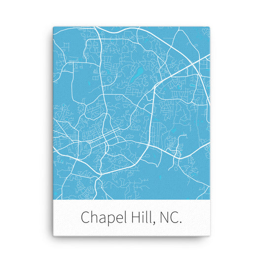 Chapel Hill, NC. - Carolina Blue & White