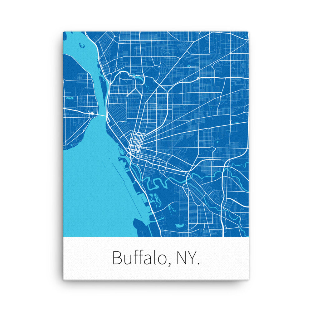 Buffalo, NY. - Blue & White