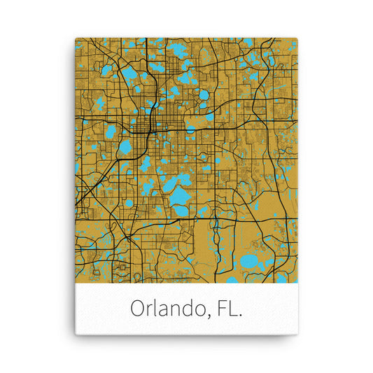 Orlando, FL. - Metallic Gold & Black