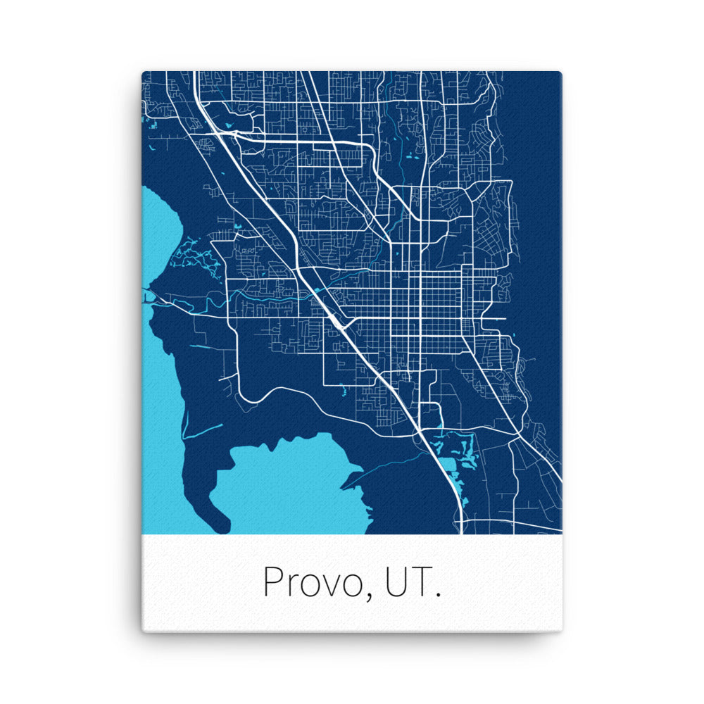 Provo, UT. - Blue & White