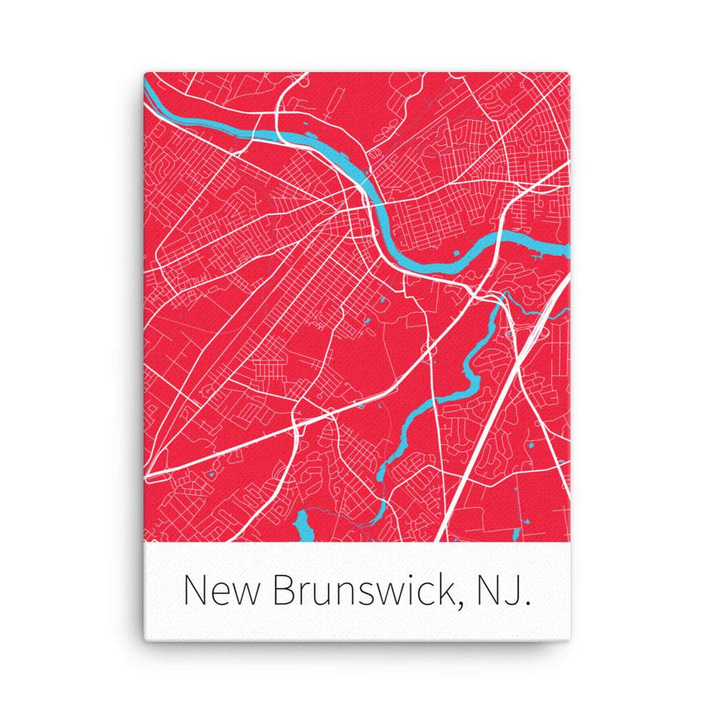 New Brunswick, NJ. - Scarlet & White