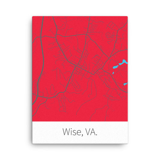 Wise, VA. - Red & Gray