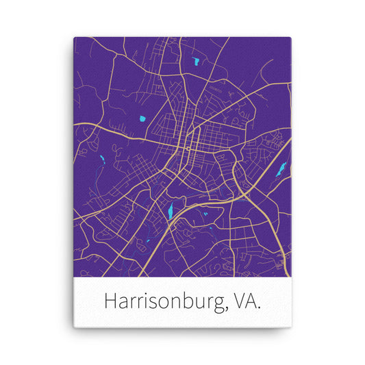 Harrisonburg, VA. - Purple & Gold