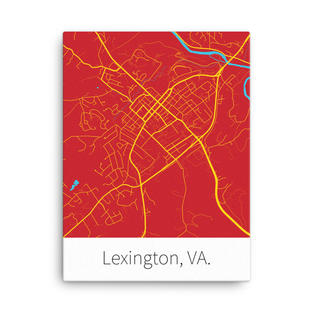 Lexington, VA. - Red & Yellow