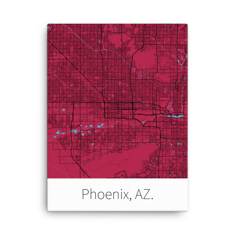 Phoenix, AZ. - Red & Black