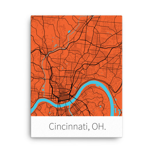 Cincinnati, OH. - Orange & Black