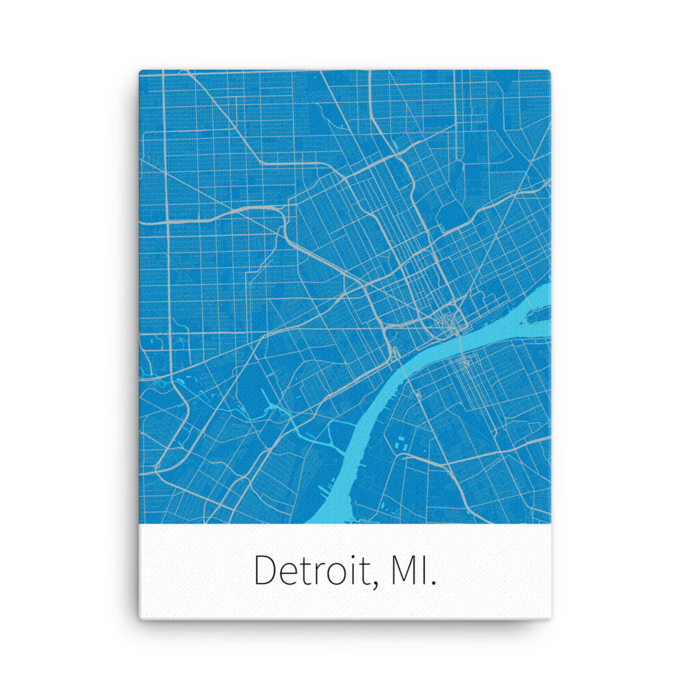 Detroit, MI. - Honolulu Blue & Silver