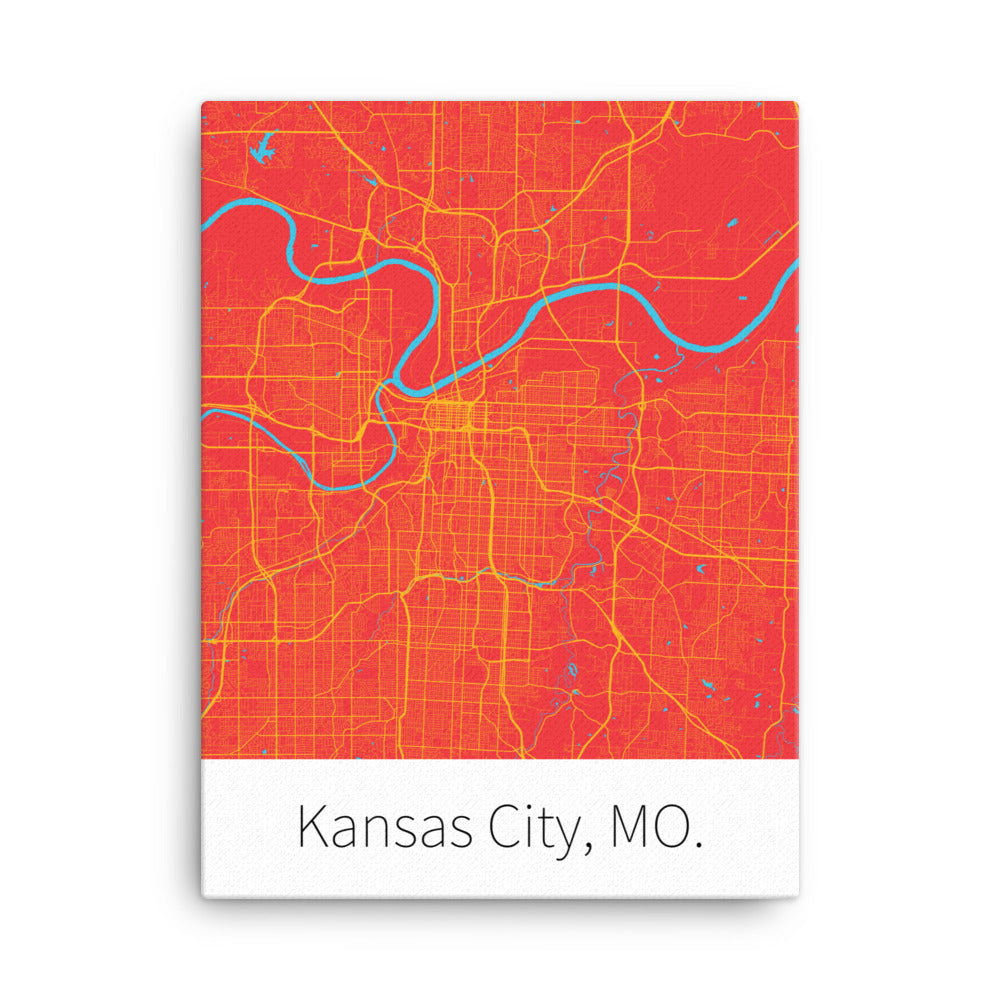 Kansas City, MO. - Red & Gold