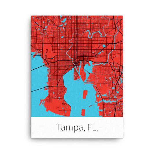 Tampa, FL. - Red & Black