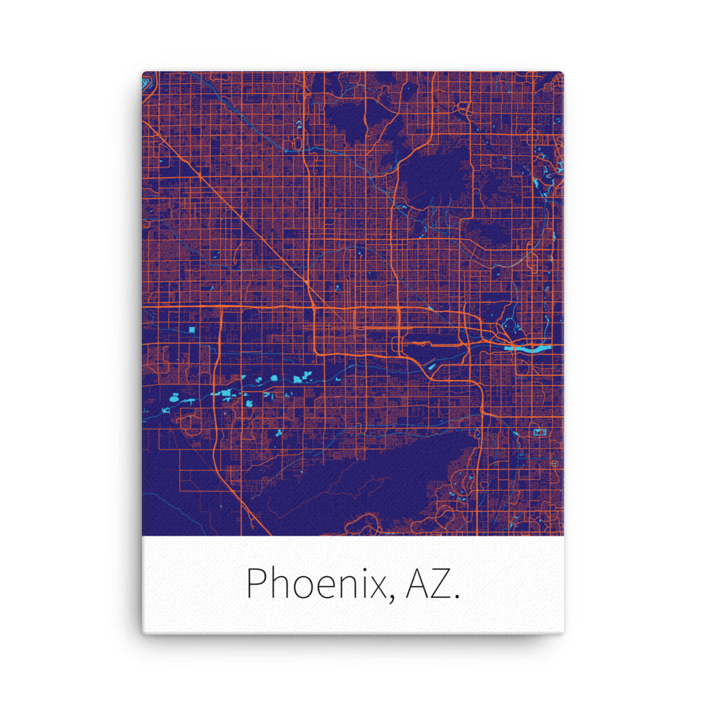 Phoenix, AZ. - Purple & Orange